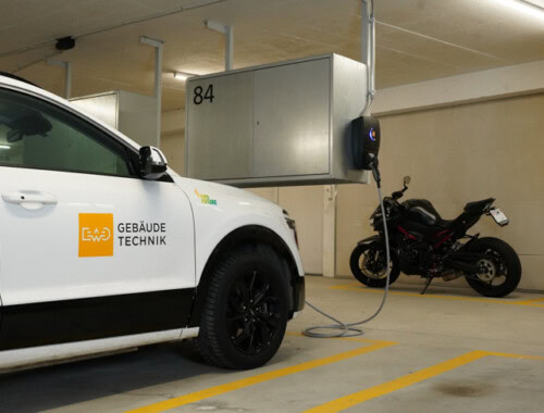 Eine Ladelösung für Elektroautos in Alpnach